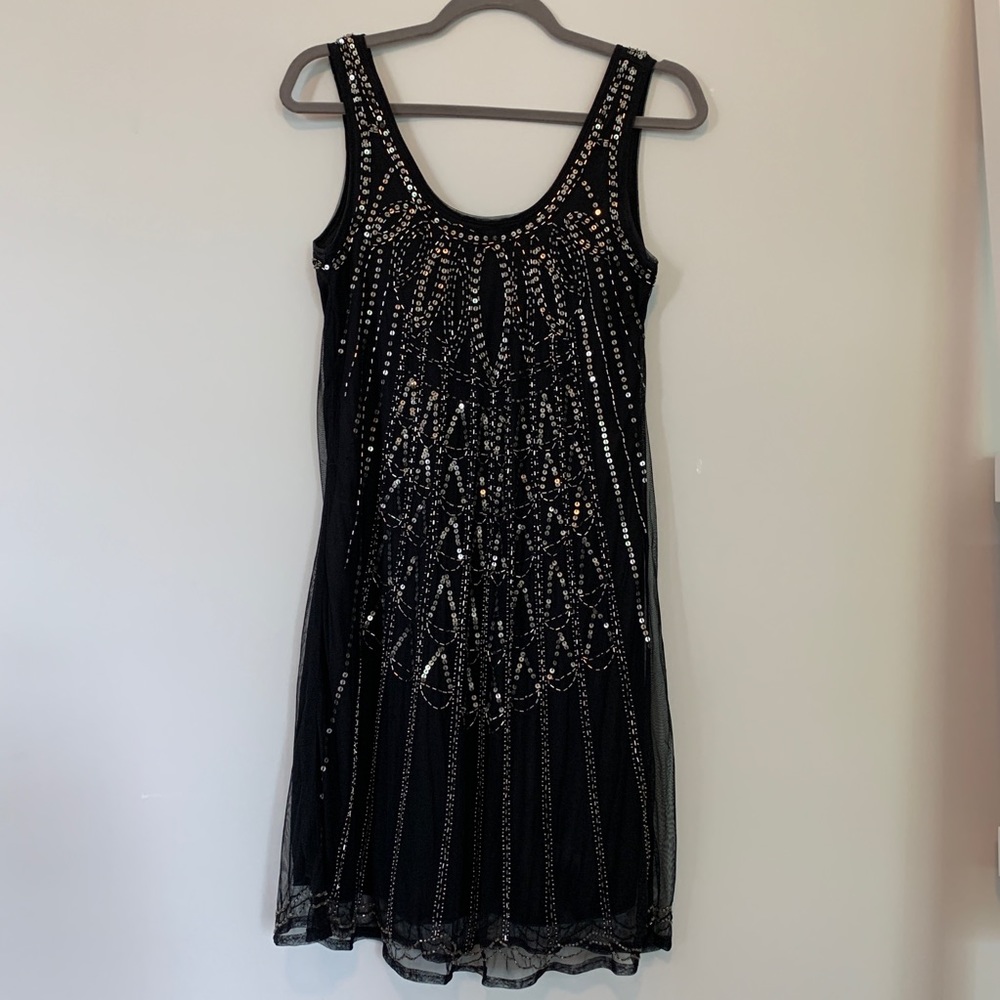Angie Formal Shift Dress Black Size S